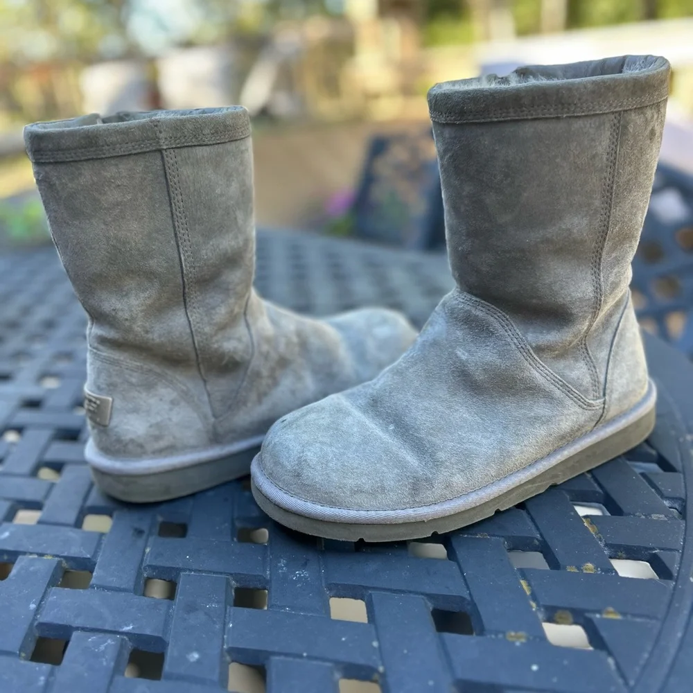 UGG Australia Genuine Leather and Sheepskin Women’s Boots